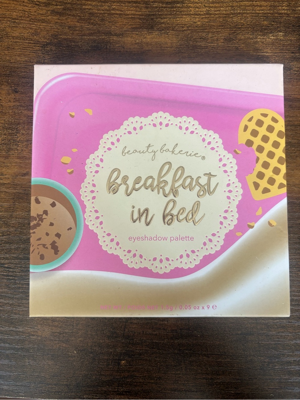 Beauty Bakerie Breakfast in Bed Eyeshadow Palette - Pink & Gold Accents